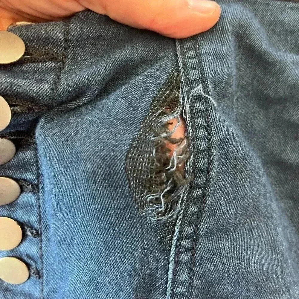 Womens/Juniors Crave Fame by Almost Famous High Rise Jeans - 9 - Picture 4 of 11